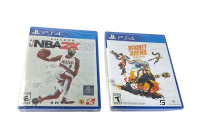 Lot of 2 PlayStation 4 NBA 2K21 Basketball Lillard Dame & Rocket Arena NEW