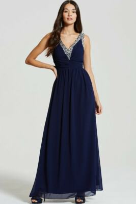 lilypad maxi dress Dream Ode Lily Pad Style Pleats and Ruffles Halter Gown Maxi Dress, Pink / S