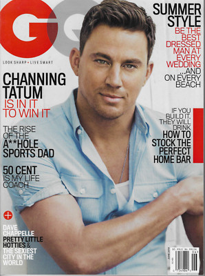 GQ Magazine Channing Tatum Is In It To Win It Summer Style Jun 2014