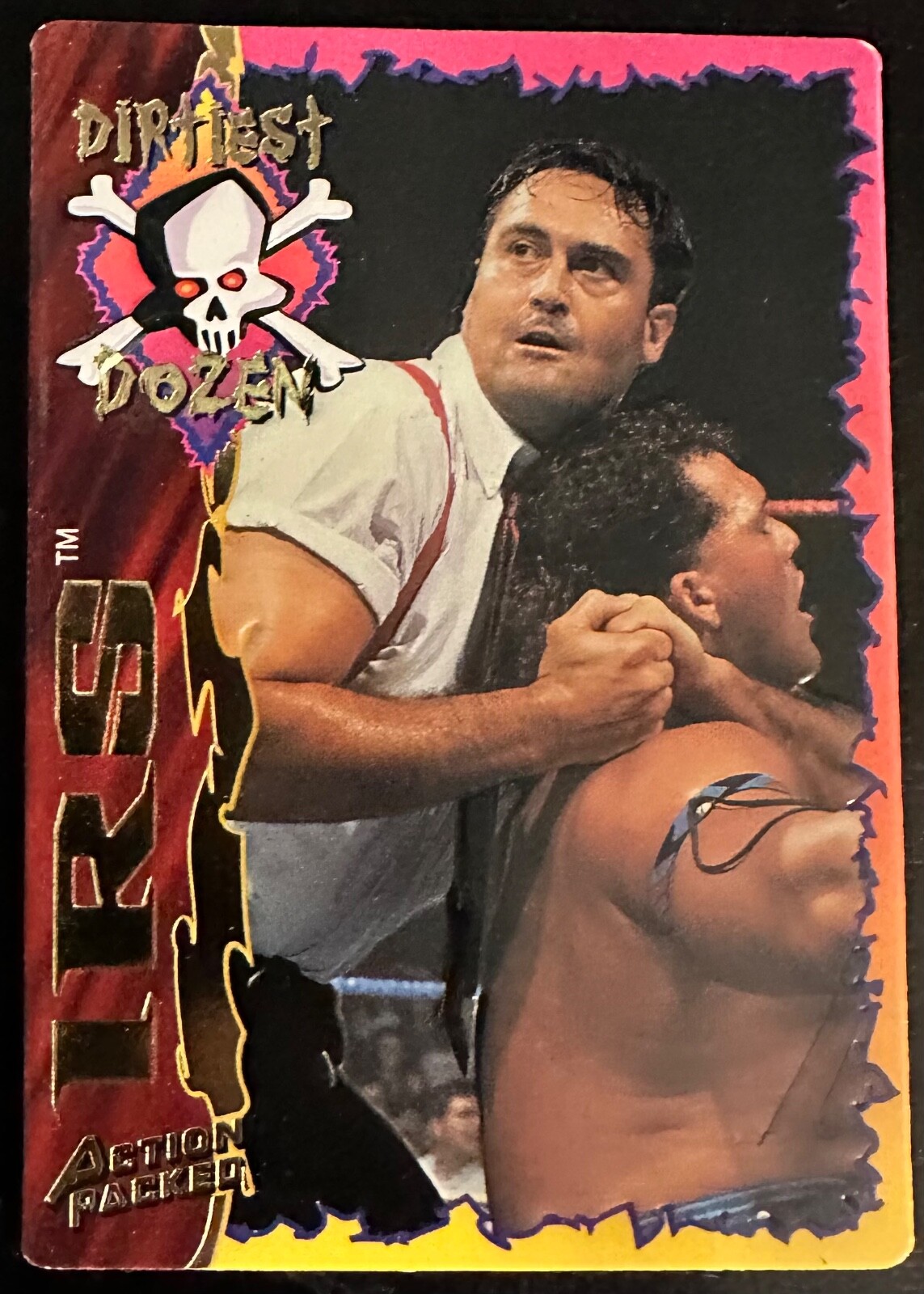 1995 Action Packed WWF - Dirtiest Dozen Subset - #29 IRS - Irwin R. Shyster