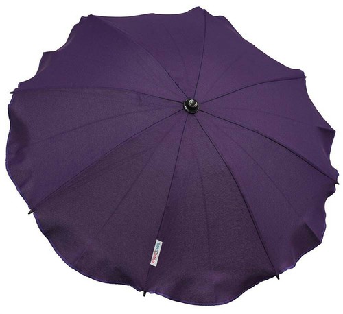 PARAPLUIE universel étanche bébé coupe Graco Evo Xt PRAM/POUSSETTE violet foncé - Photo 1/3