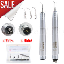 NSK type Dental Ultrasonic Air Perio Scaler Handpiece Hygienist 2 4Hole 3Tips SA
