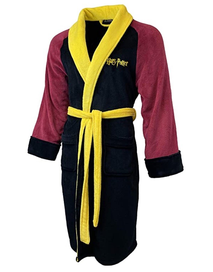 Harry Potter Gryffindor Bathrobe Men's Lion Robe Dressing Gown Christmas Gift