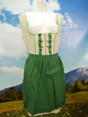 Herrlich 60er Jahre Handgenäht Balkonett süßes Vintage Dirndl mit Schürze Gr.44 - Bild 1 von 4