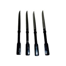 Vintage Towle Stainless Steel 4piece Steak Knives Non-Serrated Made In USA