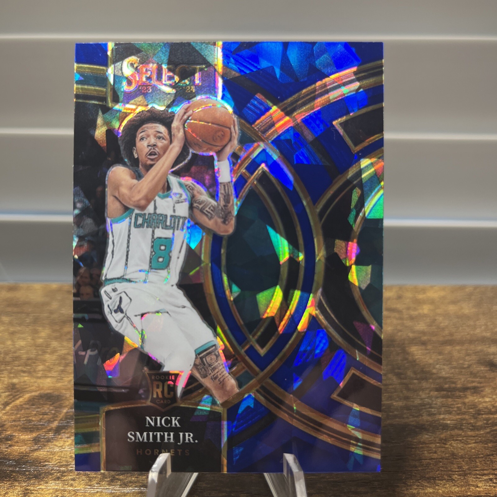 💎2023-24 Select Premier Blue Cracked Ice #119 Nick Smith Jr RC - Hornets💎