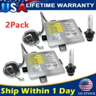 2 PACK For 2004-2005 Acura TSX 2.4L HID Xenon Headlight Ballast + Igniter + Bulb