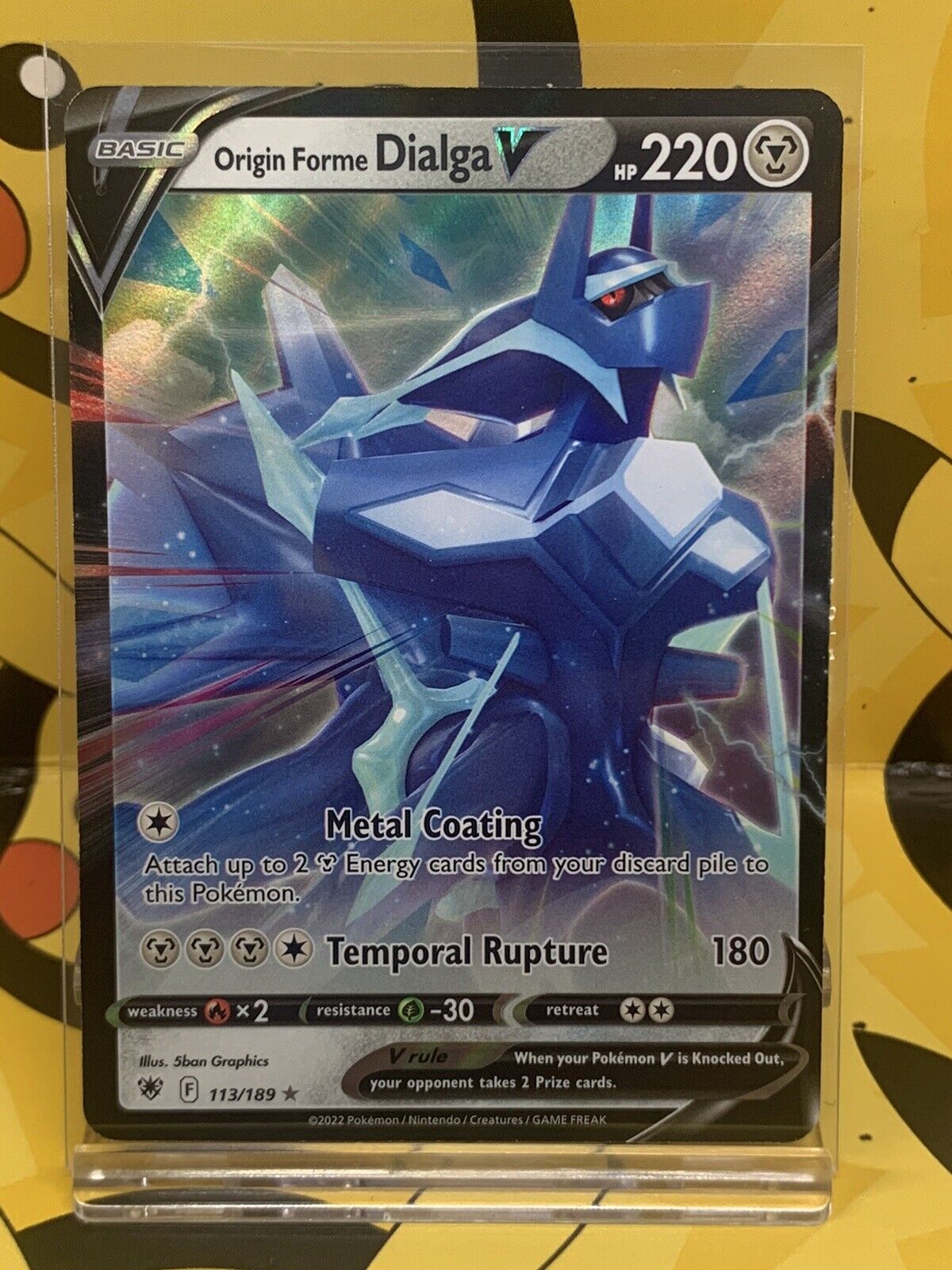 Dialga Forma Origem-V / Origin Forme Dialga-V (113/189), Busca de Cards