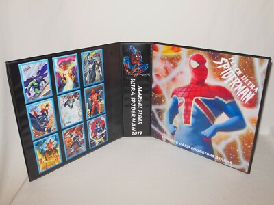 Custom Made Marvel 2017 Ultra Spider-Man 3 Inch Trading Card Album Binder |  eBay