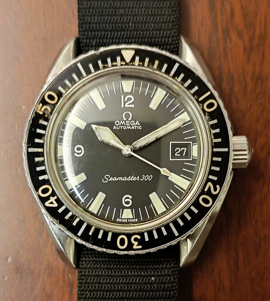 60s Omega Seamaster 300 Ref 166024 Automatic Diver Watch eBay