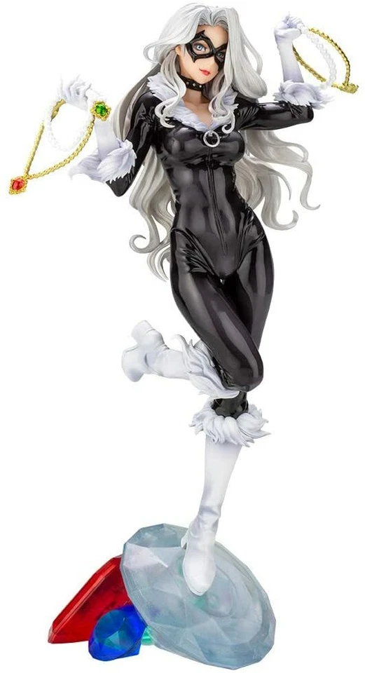 NUEVA FIGURA KOTOBUKIYA MARVEL UNIVERSE Gato Negro Te Roba el Corazón escala 1/7 Foto 2 de 4