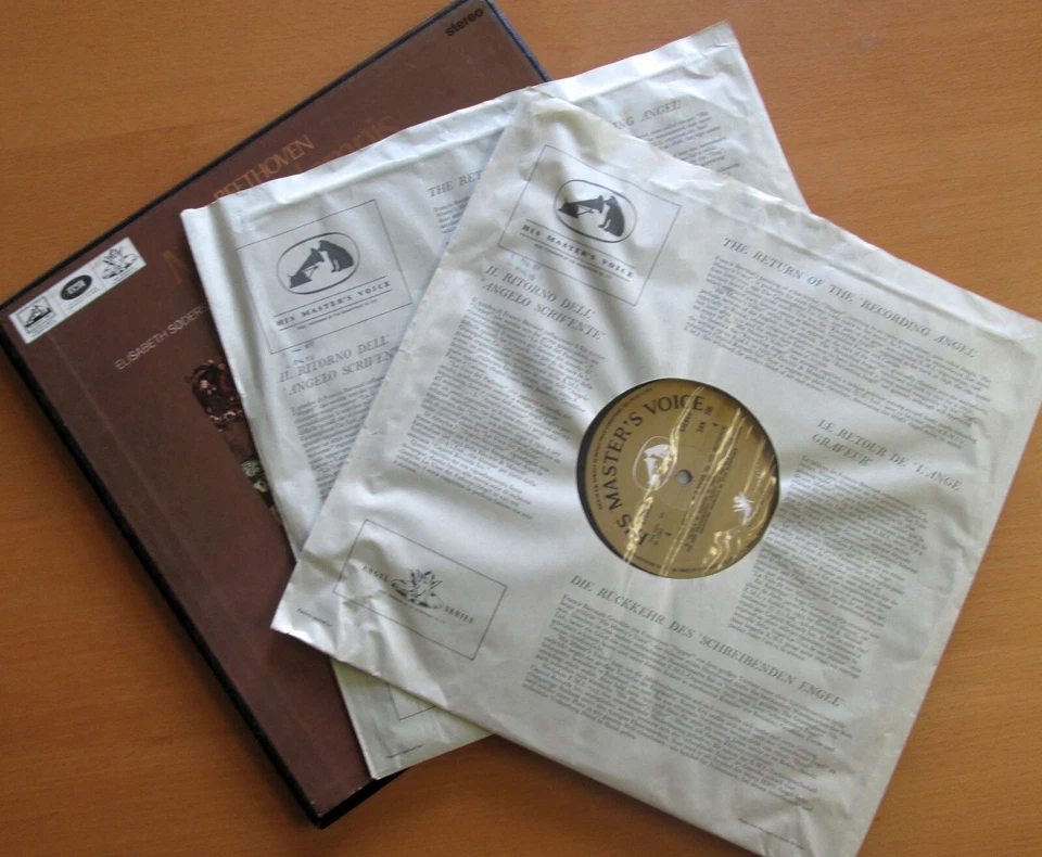 SAN 165-6 ED1 Beethoven Missa Solemnis Klemperer 2LP White Angel 1st EX - Image 4 of 4