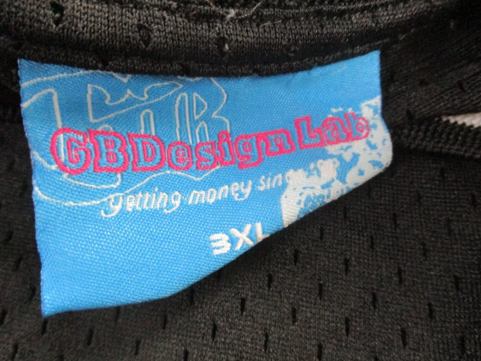 Vintage 90s GB Design Lab Jumpsuit Basketball Mens XXXL Black Baggy Hip Hop EUC - Image 3 of 4