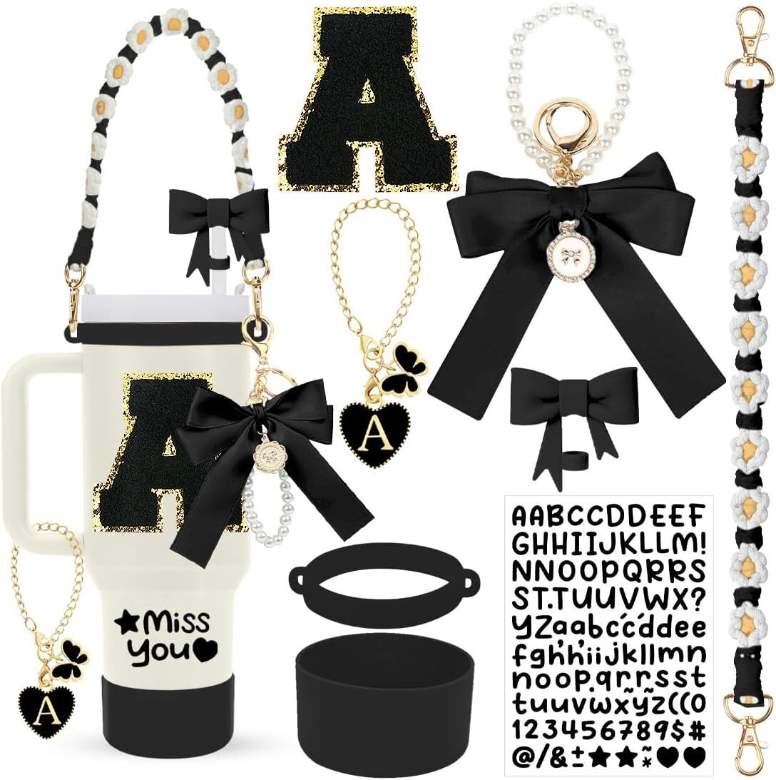 8Pcs Stanley Cup 40 30oz Insulated Sleeve Travel Cup Holder Accessories Set