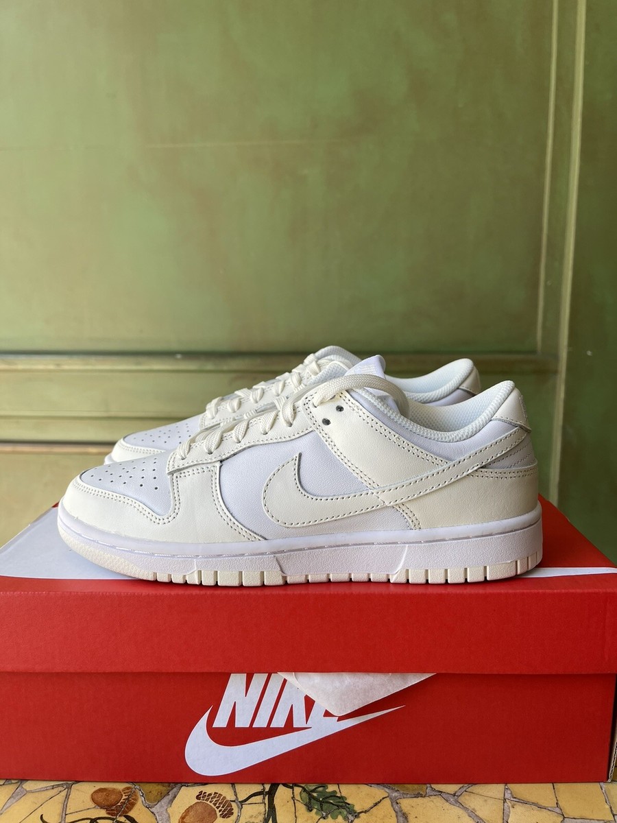 NEW Nike Dunk Low Retro Coconut Milk White Sail Women's Size 8