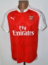 Arsenal London 2015/2016 Home Football Shirt Jersey Puma Size L Adult