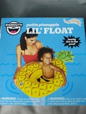 Big Mouth ~ Petite Pineapple ~ Inflatable Lil' Float ~ Ages 1-3 Flotation Device