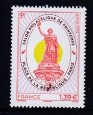 FRANCE Spring Philatelic Salon, Place de la République MNH stamp
