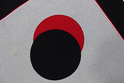 Foulard Carré Vintage Valentino Pour Alfa Romeo - Soie 100%, Fait Main, Multicolore Rayé