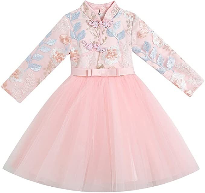 embroidered dress long Embroidered Dress main image 1