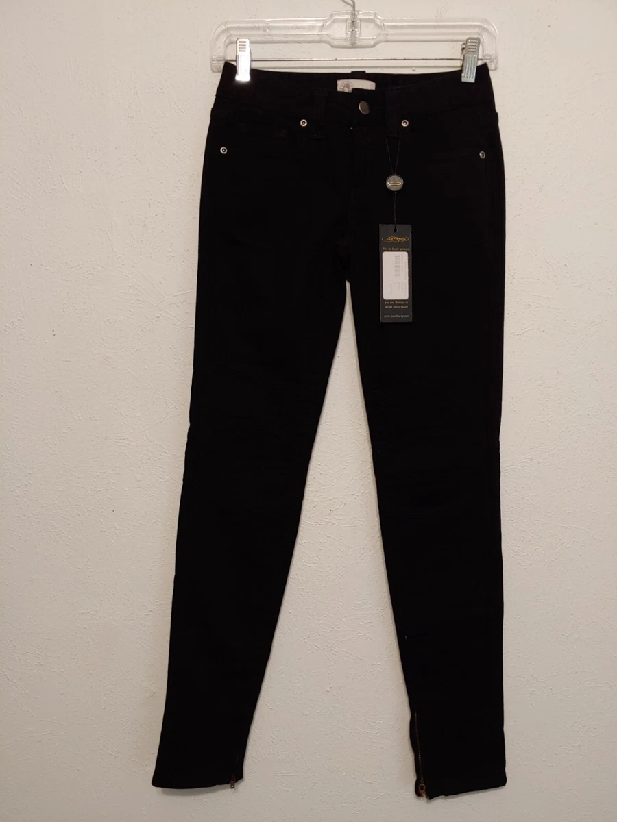 Black biker jeans womens cheap