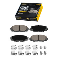 Front Disc Ceramic Brake Pad W/Clips for 2006 - 2018 Toyota Yaris 1.5L Hatchback