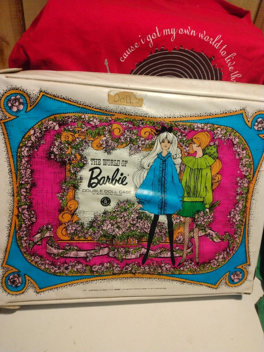 The world of barbie sales double doll case 1968