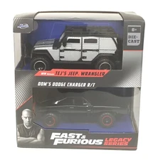NEW Fast & Furious Legacy Series Tej’s Jeep Wrangler & Dom’s Dodge Charger R/T