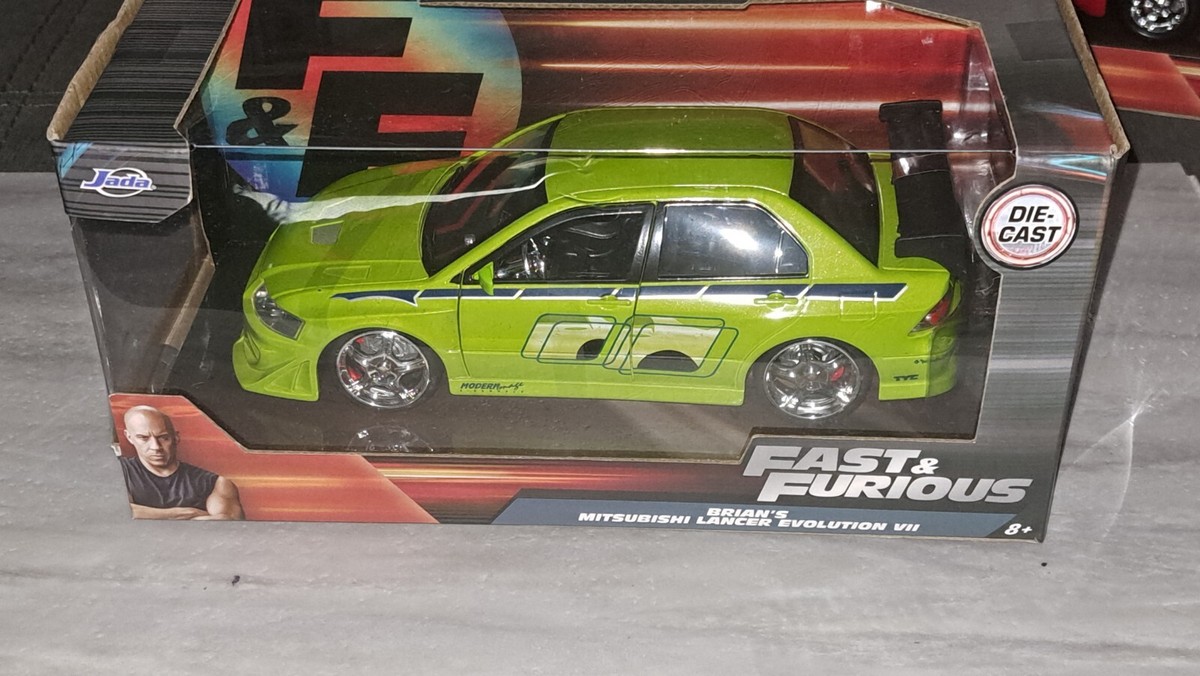 Jadatoys fast and furious 1/24 Mitsubishi Lancer Evolution Vii | eBay