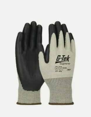 2 pk-PIP 15-440 G-Tek Seamless Knit Suprene Blended Gloves - Neofoam Coated Grip