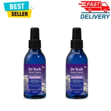 Dr Teal's Sleep Spray with Melatonin & Essential Oils, 6 fl oz, Spray Bottle 2pk