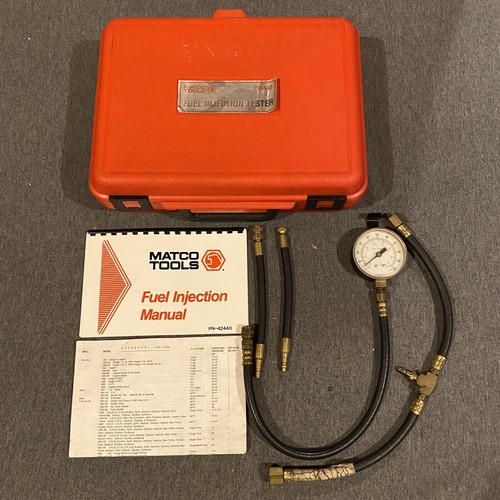 Matco Tools Model FIT448 Fuel Pressure Test Tester Kit w Case eBay
