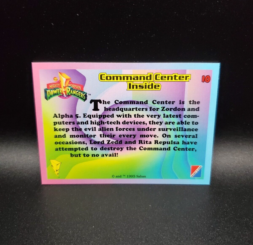 Command Center Inside #10 (1995) Saban Mighty Morphin Power Rangers | eBay