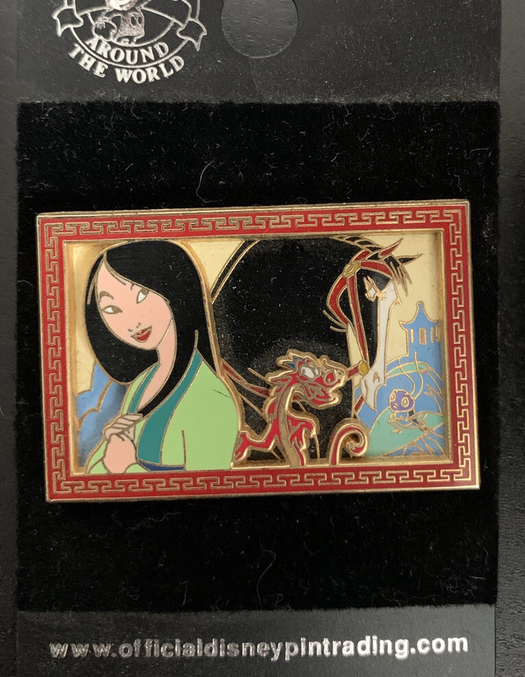 Family Collection (Mulan) Princess Khan lucky Cricket Mushu Disney Pin