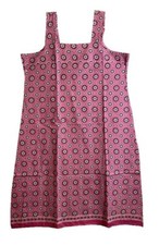 L Size Women's Night Wear Pure Cotton Gown Strap Sleepwear Indian Nighty Maxi