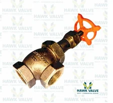 1" BRONZE 200 THREAD ANGLE VALVE  STOCKHAM Fig. B-237