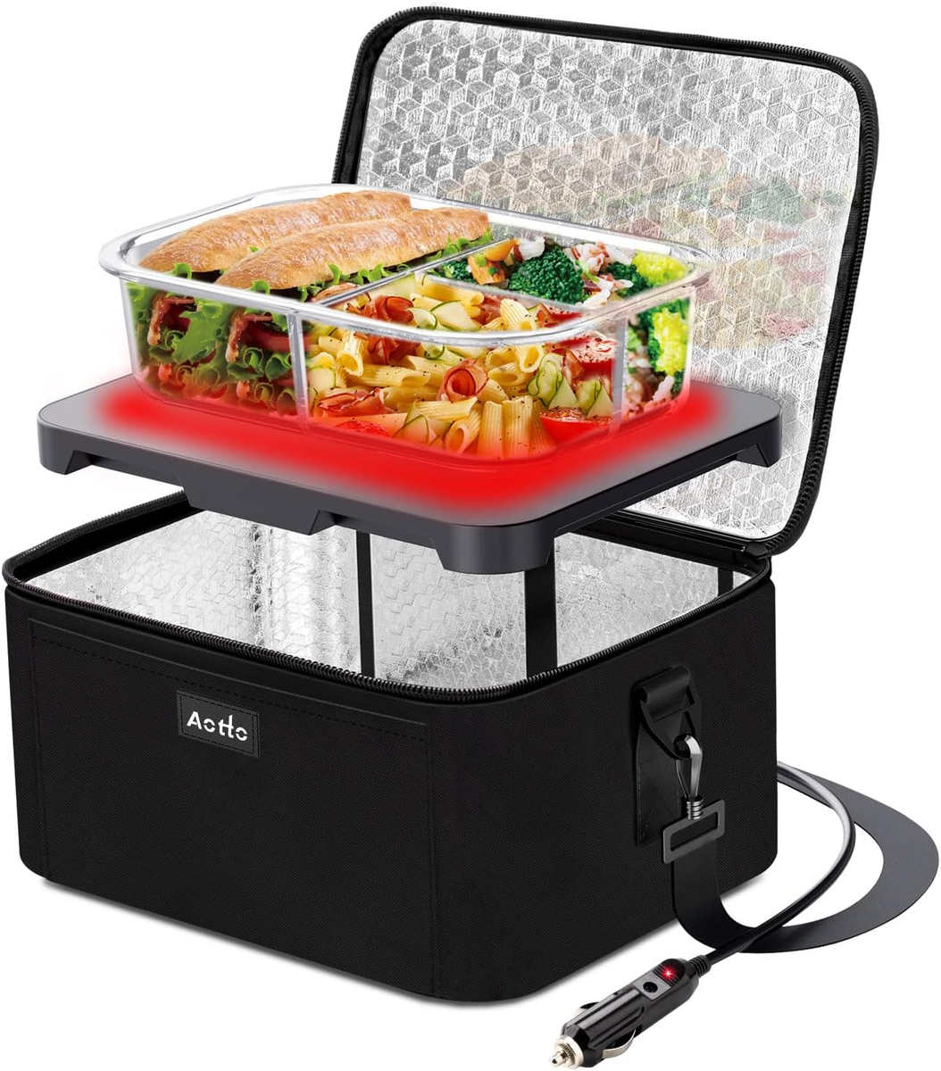 cigarette lighter microwave 12V Personal Portable Mini Electric Car Oven Lunch Box Food Warmers US You can enjoy hot home Car Microwaves Portable Food Warmers