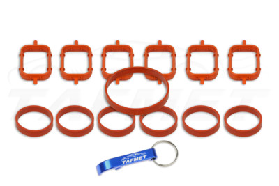 Set 6 Zylinder Dichtungen Dichtungssatz Ansaugbrücke Ansaugkrümmer für BMW M57