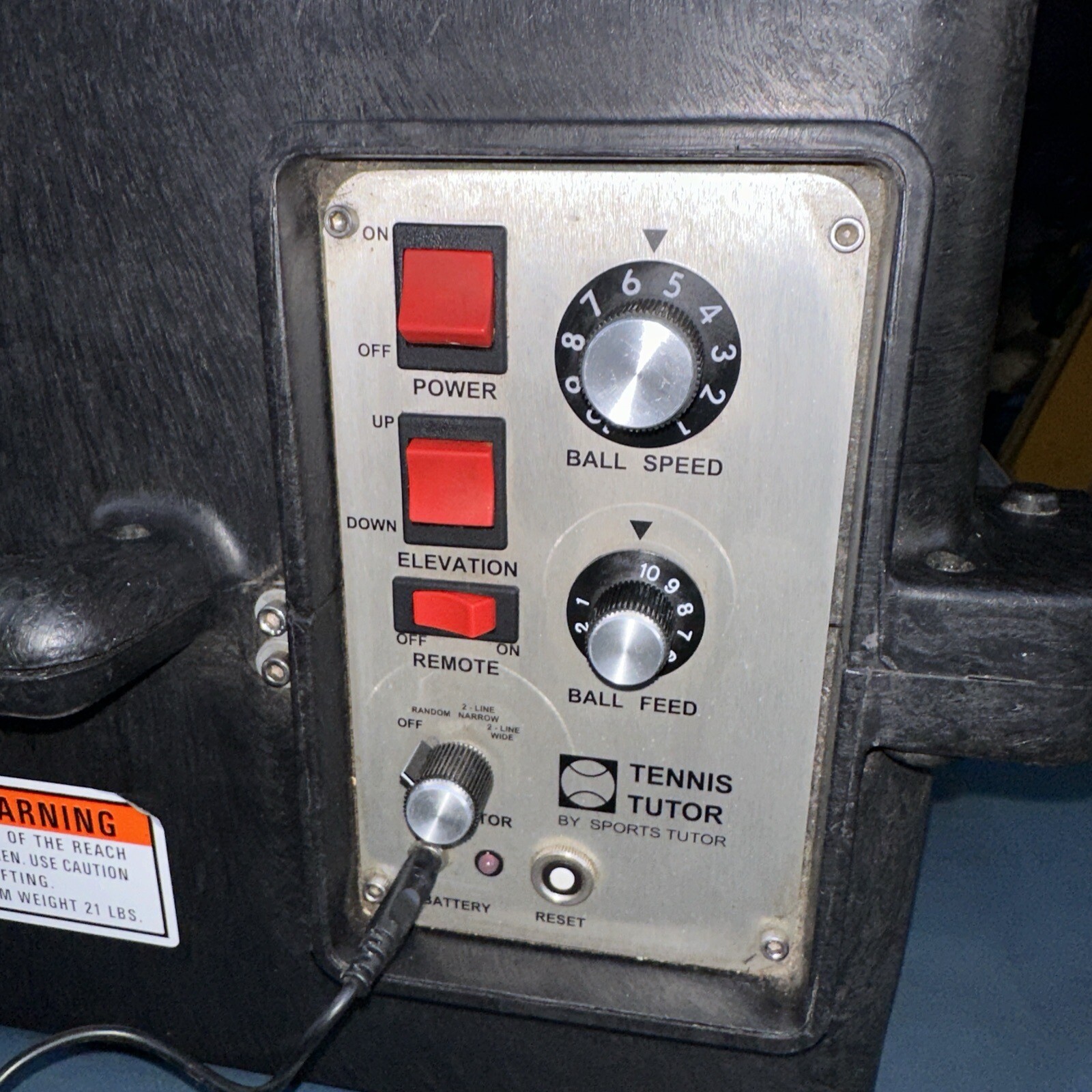 tennis tutor ball machine Model 4 Excellent working condition eBay