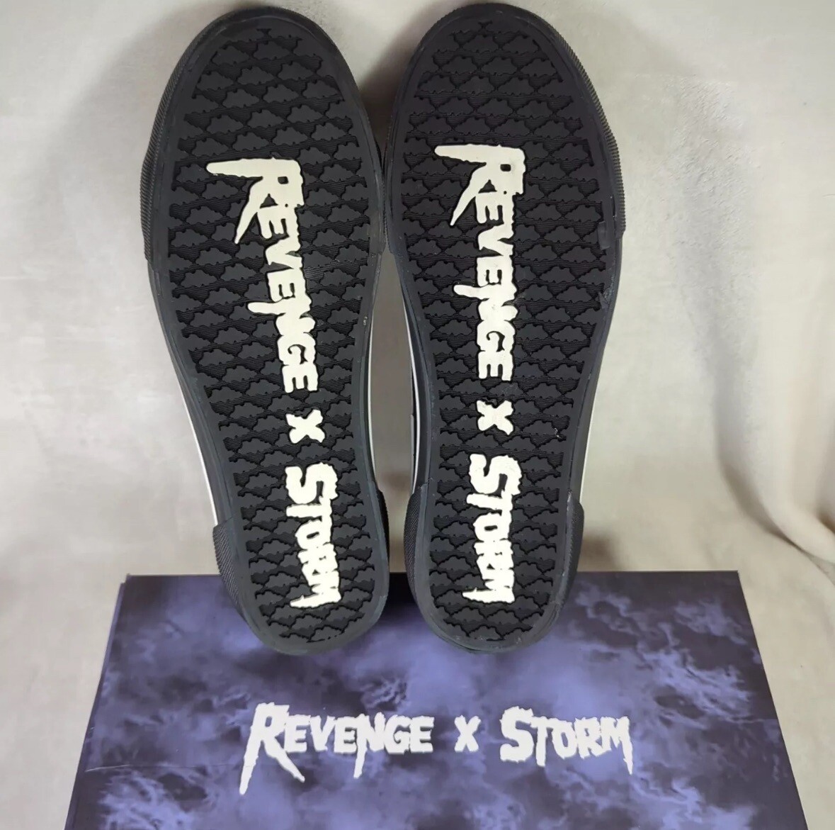 REVENGE x STORM Low Top Vol. 2 Black White Mens Size 5  display picture 2