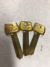 3 H51 IGNITION KEY BLANKS FOR 1965-1993 FORD VEHICLES