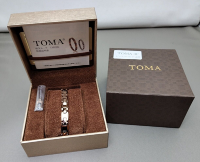 TOMA3F TM026 for Women Bracelet Pink Gold Germanium Made in Japan