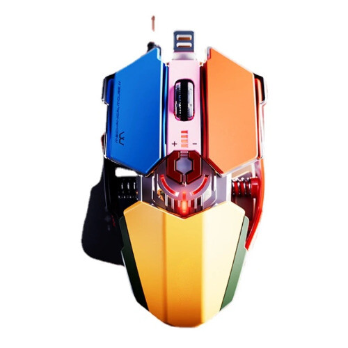 USB Wired RGB Silent Gaming Mouse with Mechanical Precision