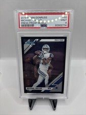 2019 Panini Don Russ Michael Gallup Press Proof Black No. 80  PSA 10 # 08/10