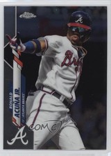 2020 Topps Chrome Ronald Acuna Jr Ronald Acuña Jr (White Jersey) #112 14x1