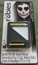Black and White Grease Makeup Crayons Sticks Set by Rubies USA Halloween Costume