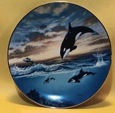 Vintage "JUMPING FOR JOY" By Anthony Casay Collectors Plate #13032 W.S. George