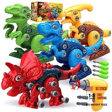 Dinosaur Toys for 3 4 5 6 7 Year Old Boy, Take Apart Dinosaur Toys for Kid 3