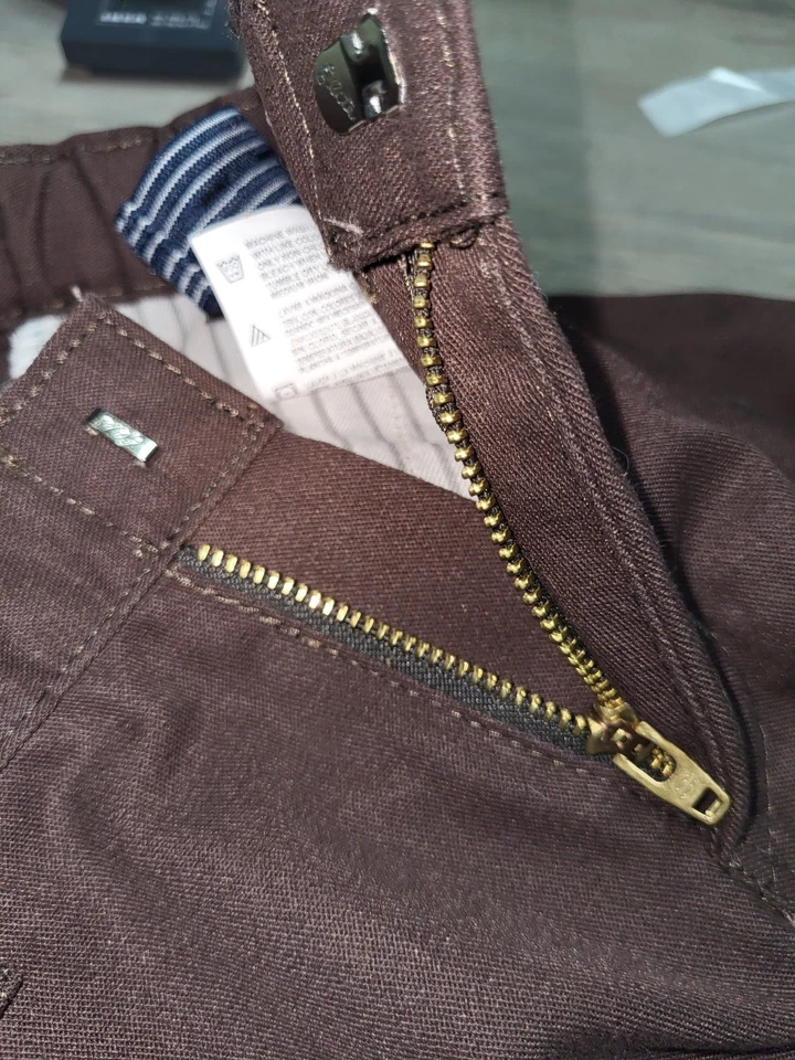 Pantalones Dickies Niños Marrón Talla 8H Cintura Ajustable Calce Relajado Foto 3 de 4