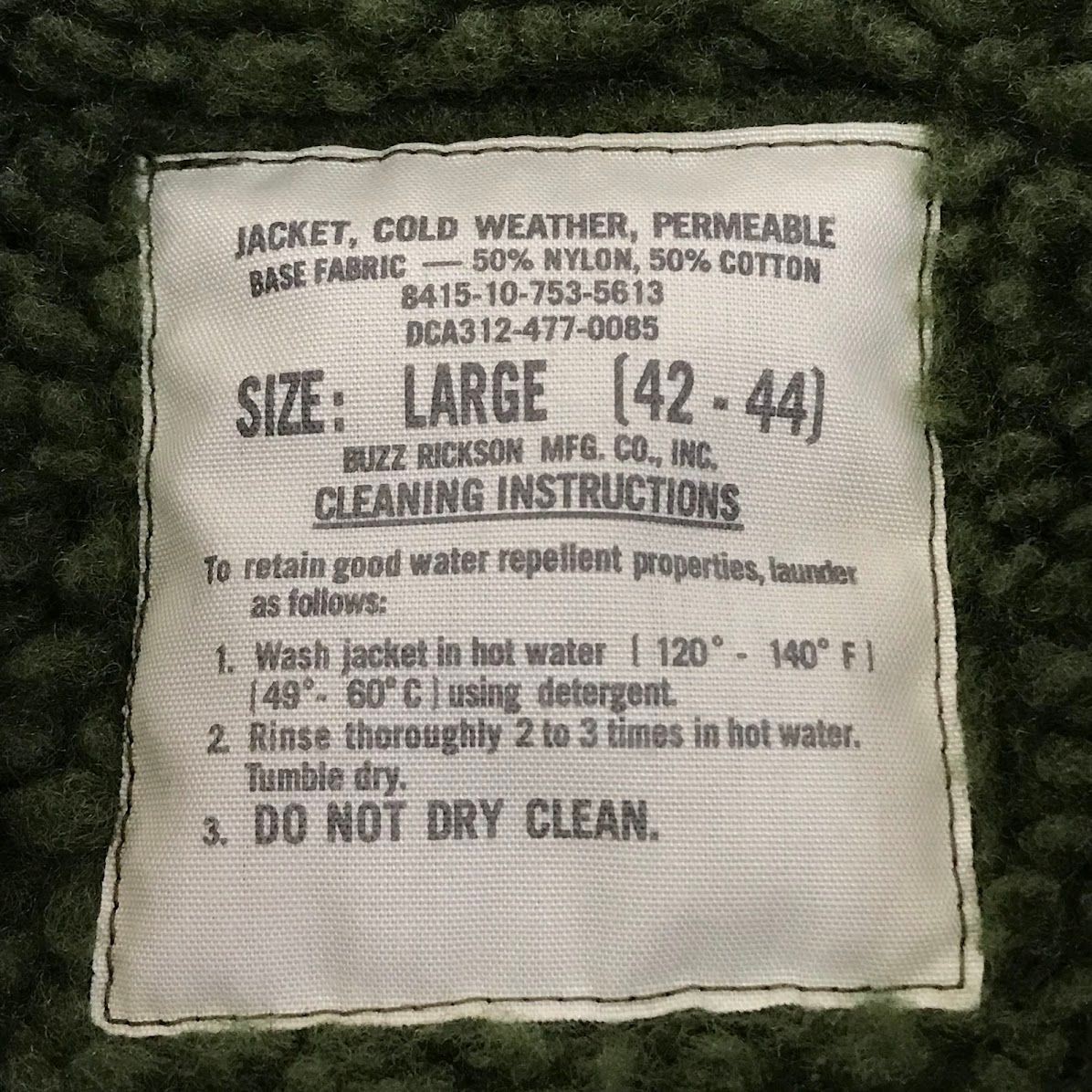 Buzz Rickson's Type DECK A-2 Deck Jacket Camo L9 - image 5